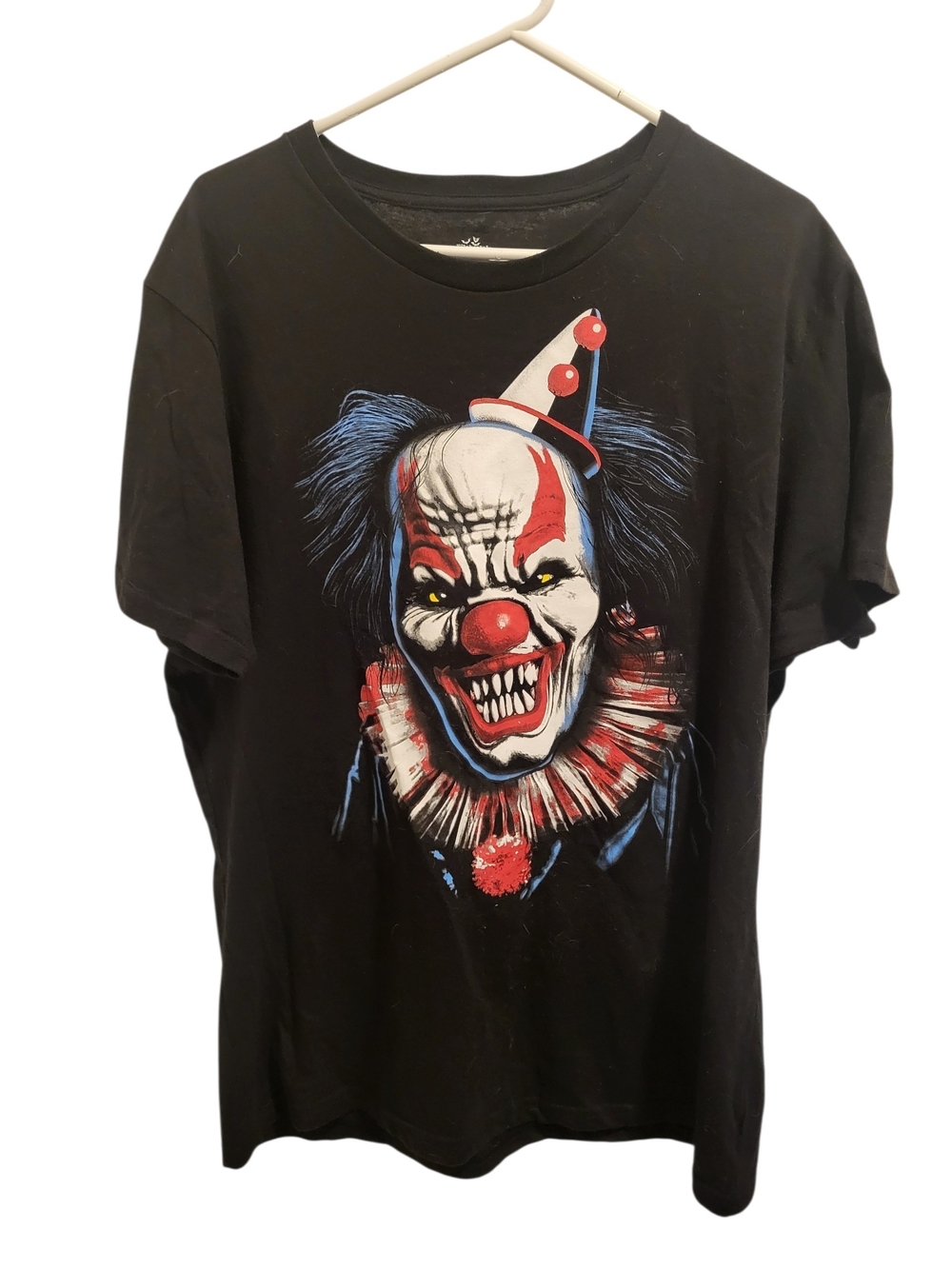 Men's Black Clown Graphic Short Sleeve Tee